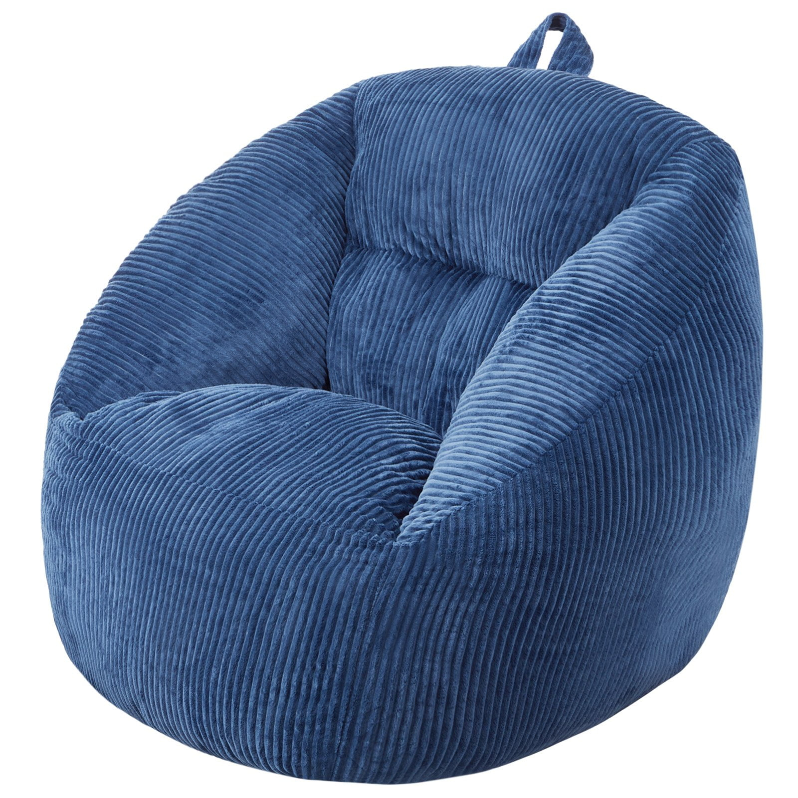 VEVOR 3-Foot Bean Bag Chair with Soft Armrests & Storage Pocket – Comfortable Seating for Home