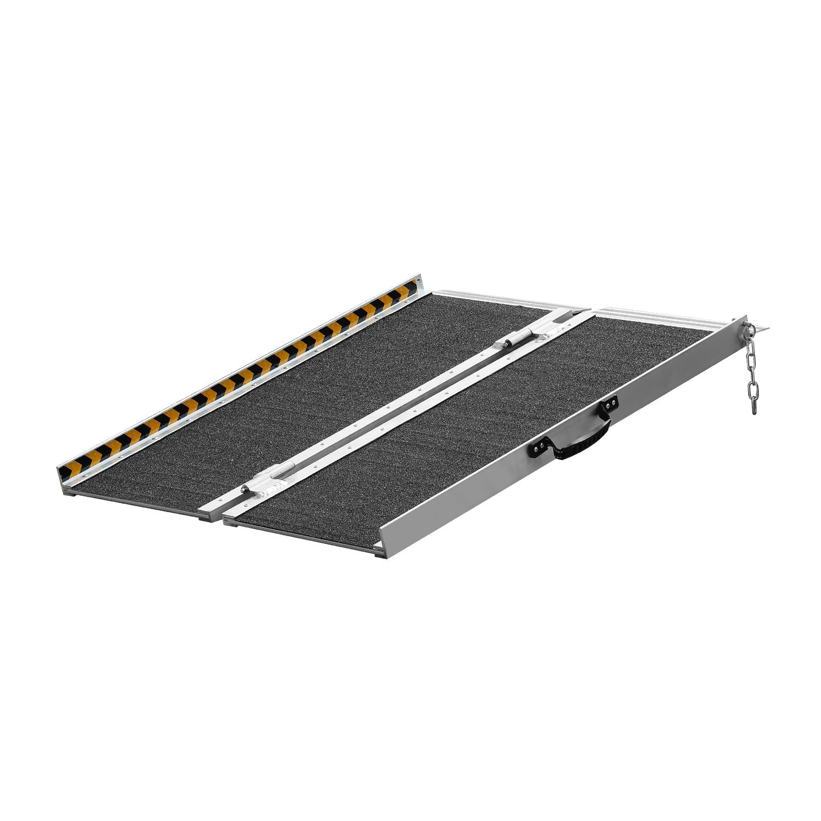 VEVOR Portable Wheelchair Ramp - 3 ft, 800 lbs Capacity, Non-Slip Aluminum, Folding Threshold Ramp for Mobility Scooters, Suitable for Home Steps, Stairs, Doorways, Curbs