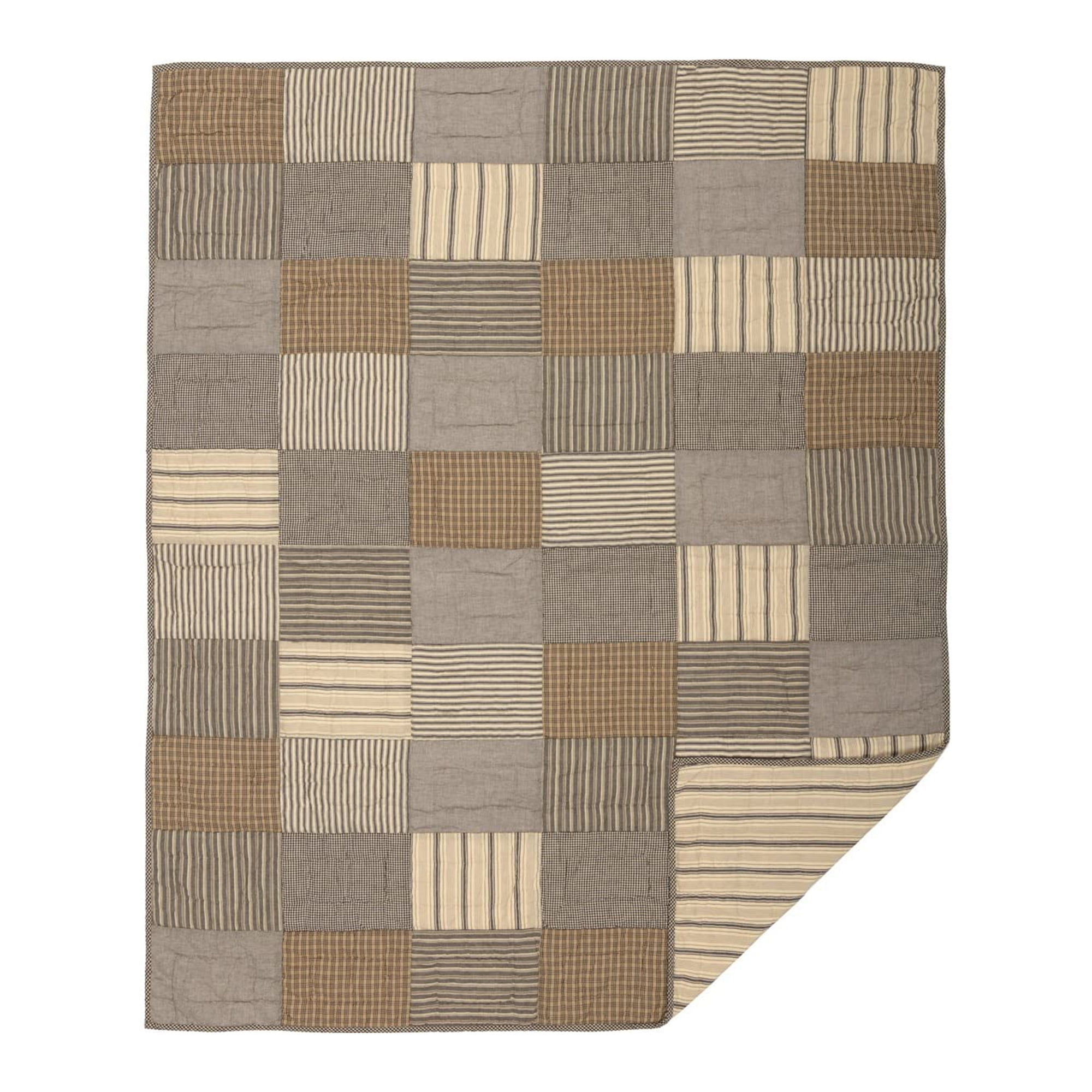 VHC Brands Sawyer Mill Handmade Throw Blanket