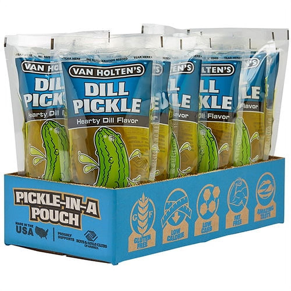 Van Holten's Pickles - Jumbo Dill Pickle-In-A-Pouch - 12 Pack