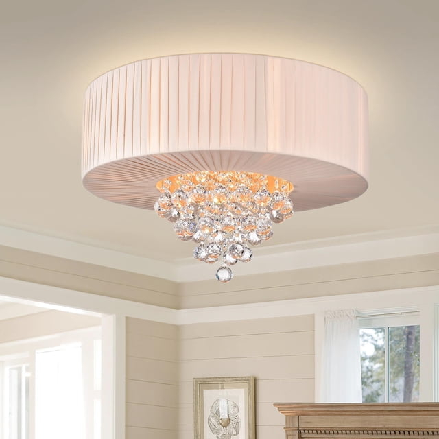 Vanilla Cake RL1058 Crystal Flush Mount Light