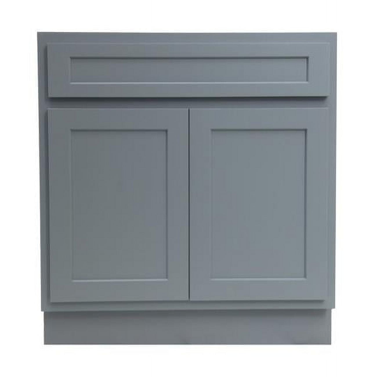 Vanity Art VA4039G Vanity Cabinet with Knockdown, Gray - 39 x 21 x 32.5 in.