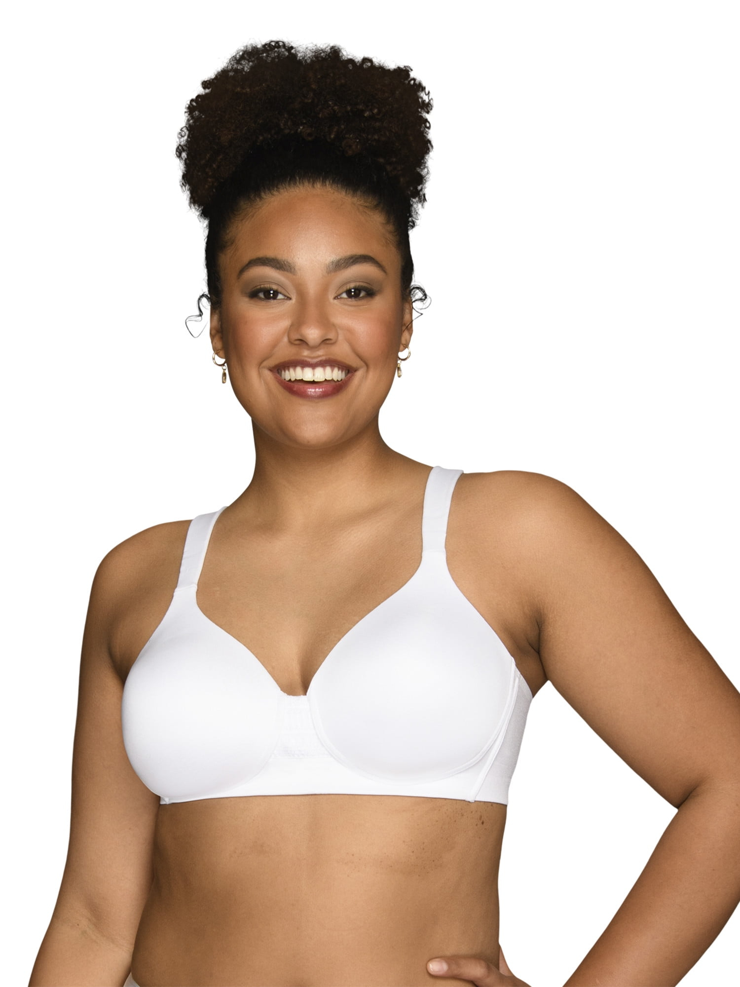 Vanity Fair Lingerie Women's Beauty Back Full Figure Smoothing Wireless Bra, Style 71380