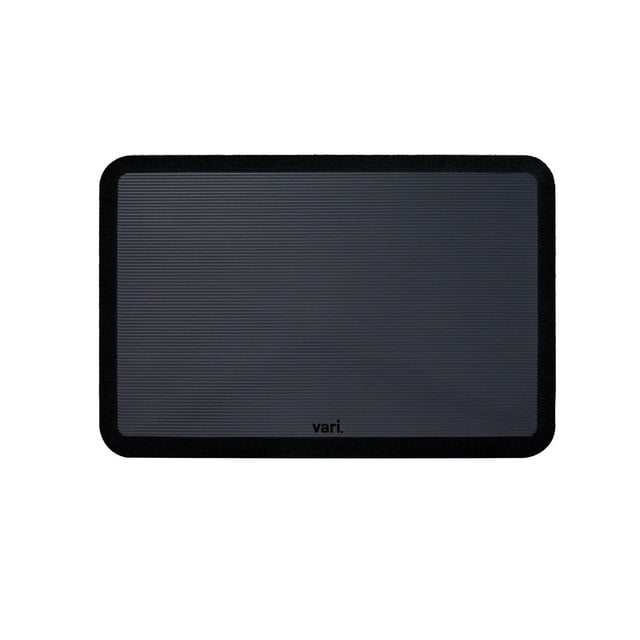 Vari 34” x 22” Standing Desk Mat Cushioned Ergonomic Anti Fatigue Floor Mat, Black