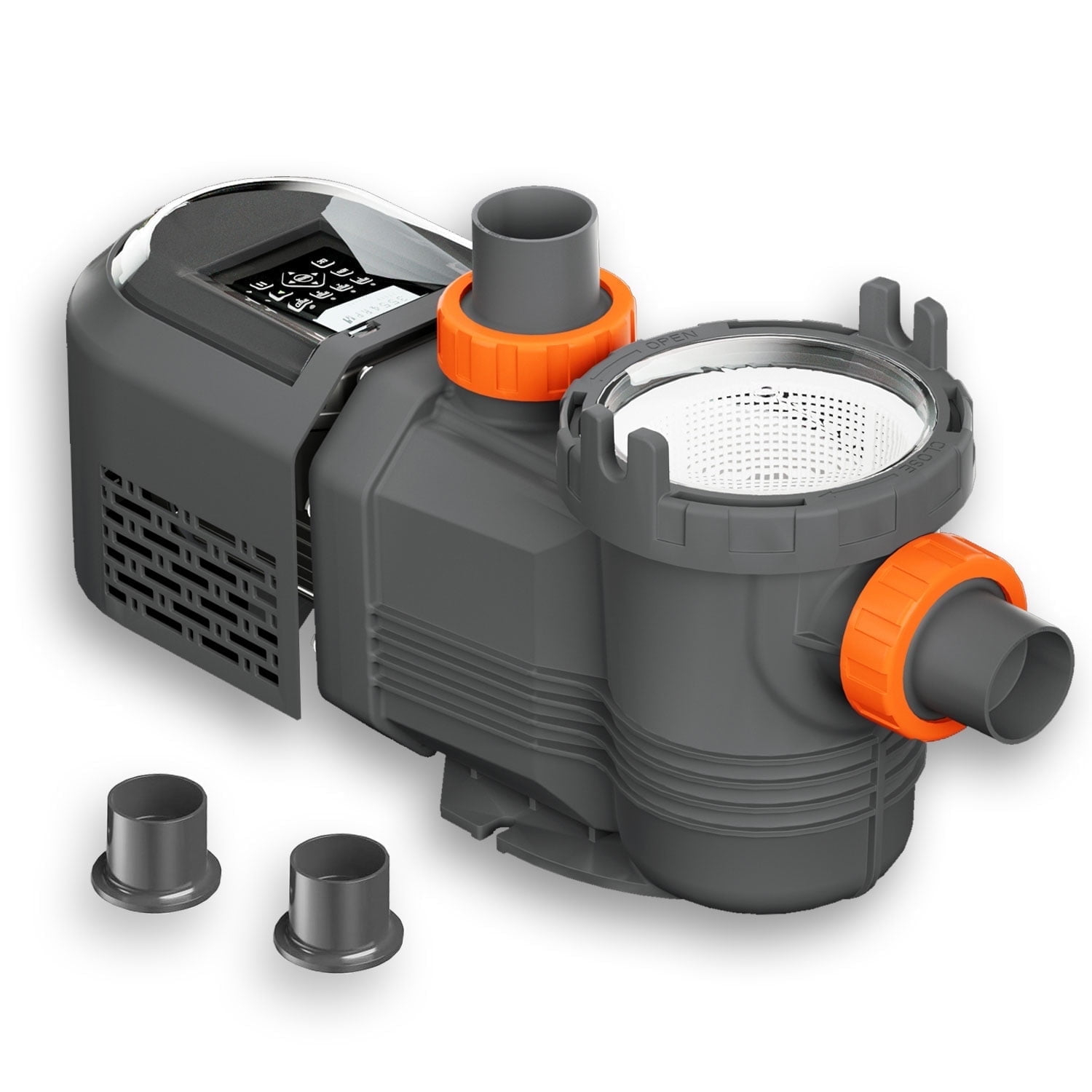Variable Speed Pool Pump 1.8HPwith Smart Control - Energy Efficient, Quiet Operation, Built-in Safety & Easy Maintenance - Ideal for In-ground and Above-ground Pools