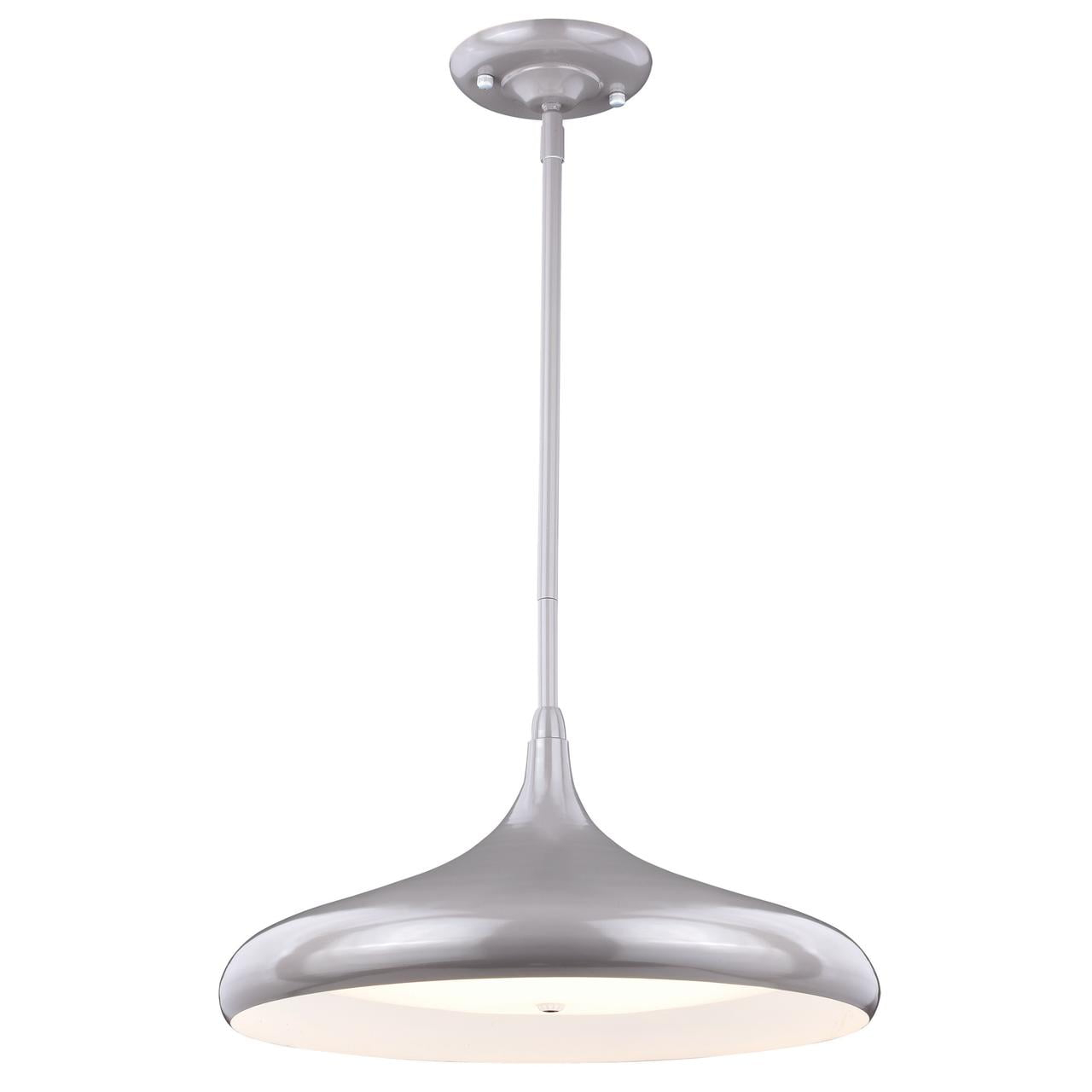 Bacio LED Taupe Motion Sensor Dome Pendant Light