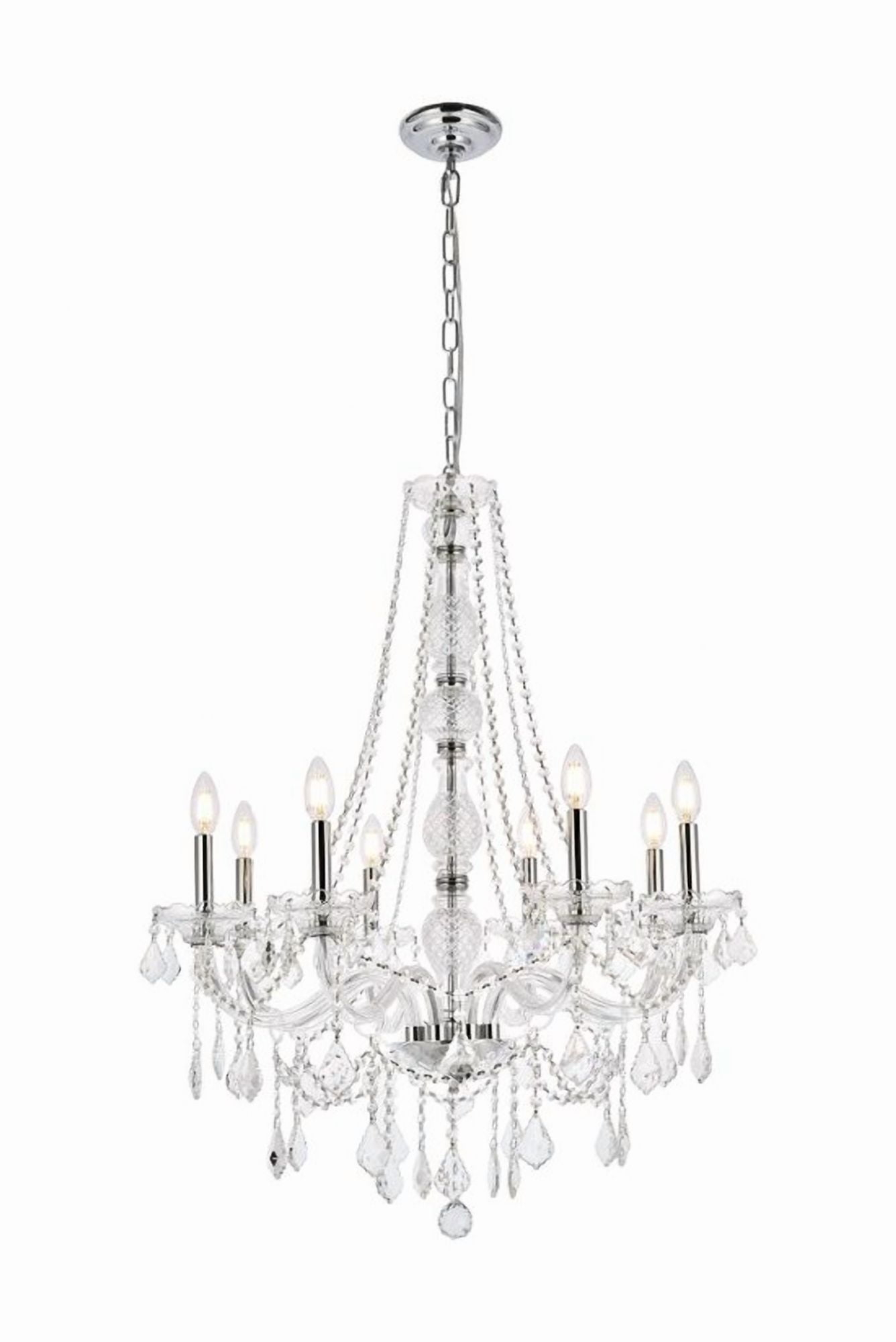 Elegant Lighting Verona 8 - Light Chandelier in  Chrome