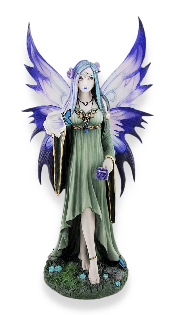 Veronese Design Anne Stokes `Mystic Aura` Fantasy Fairy Statue