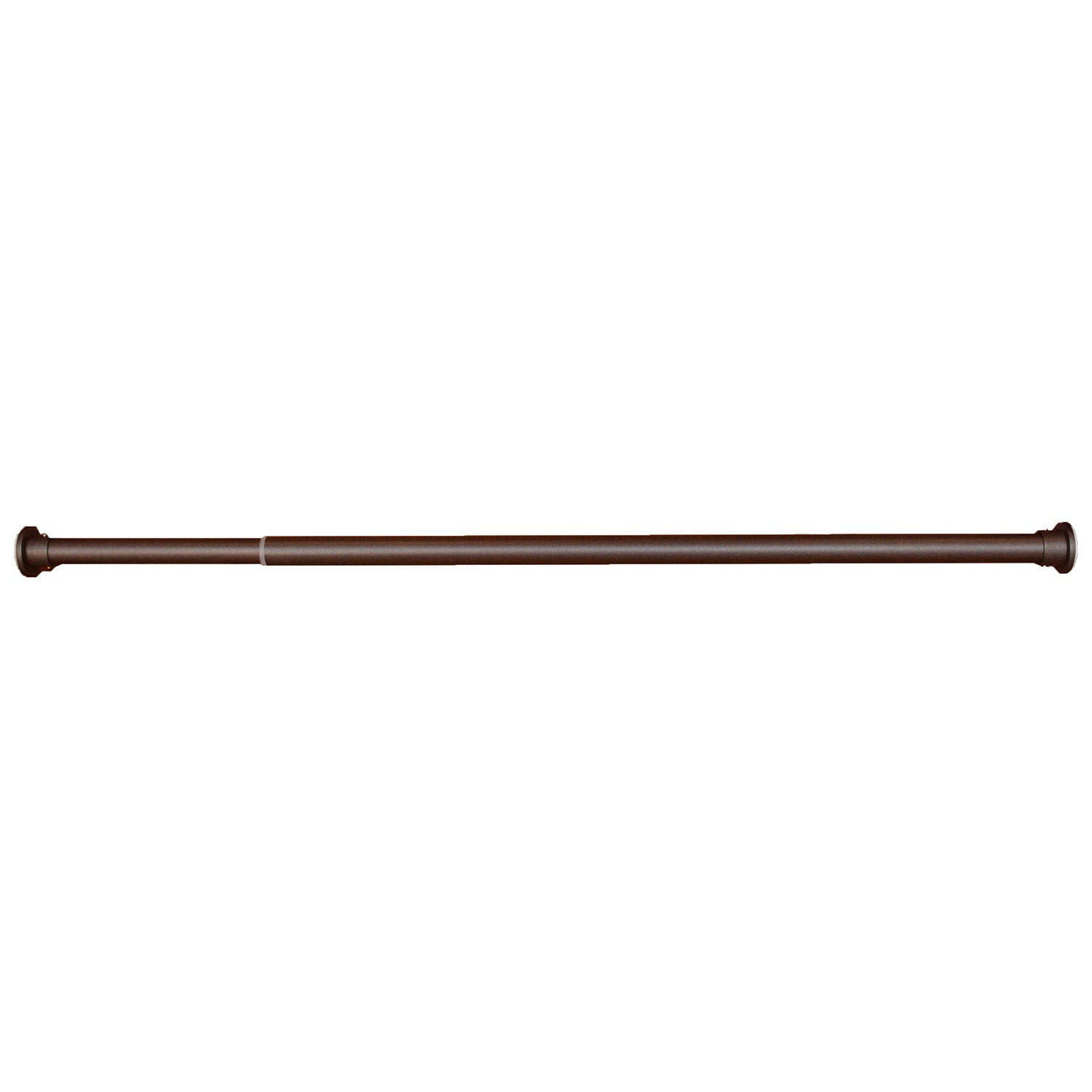 Versailles - DUO Stainless Steel Tension Curtain Rod, Indoor/Outdoor, Adjustable Length from 28" to 48", Bronze