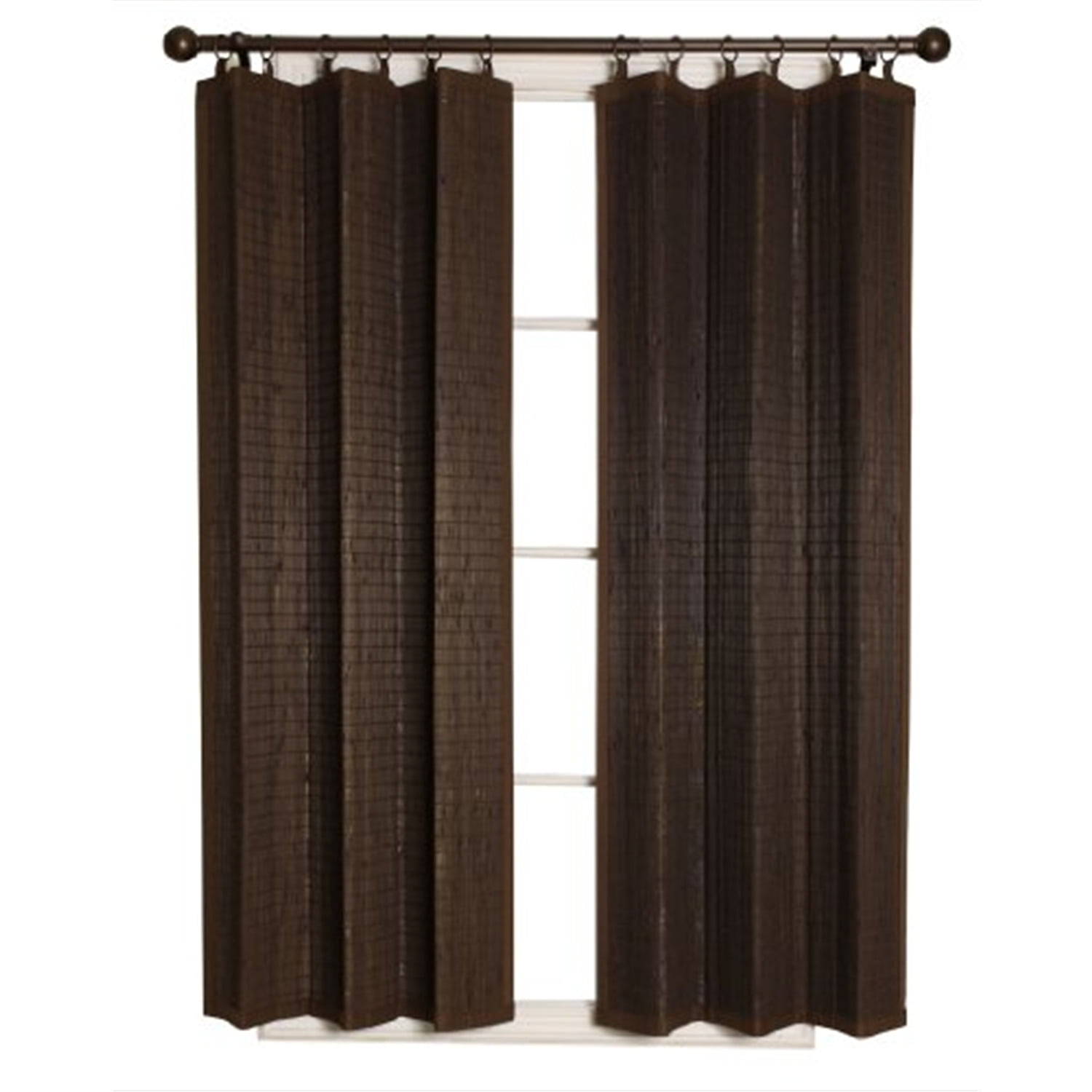 Versailles Patented Ring Top Bamboo Panel Series Panel - 40x63", Espresso