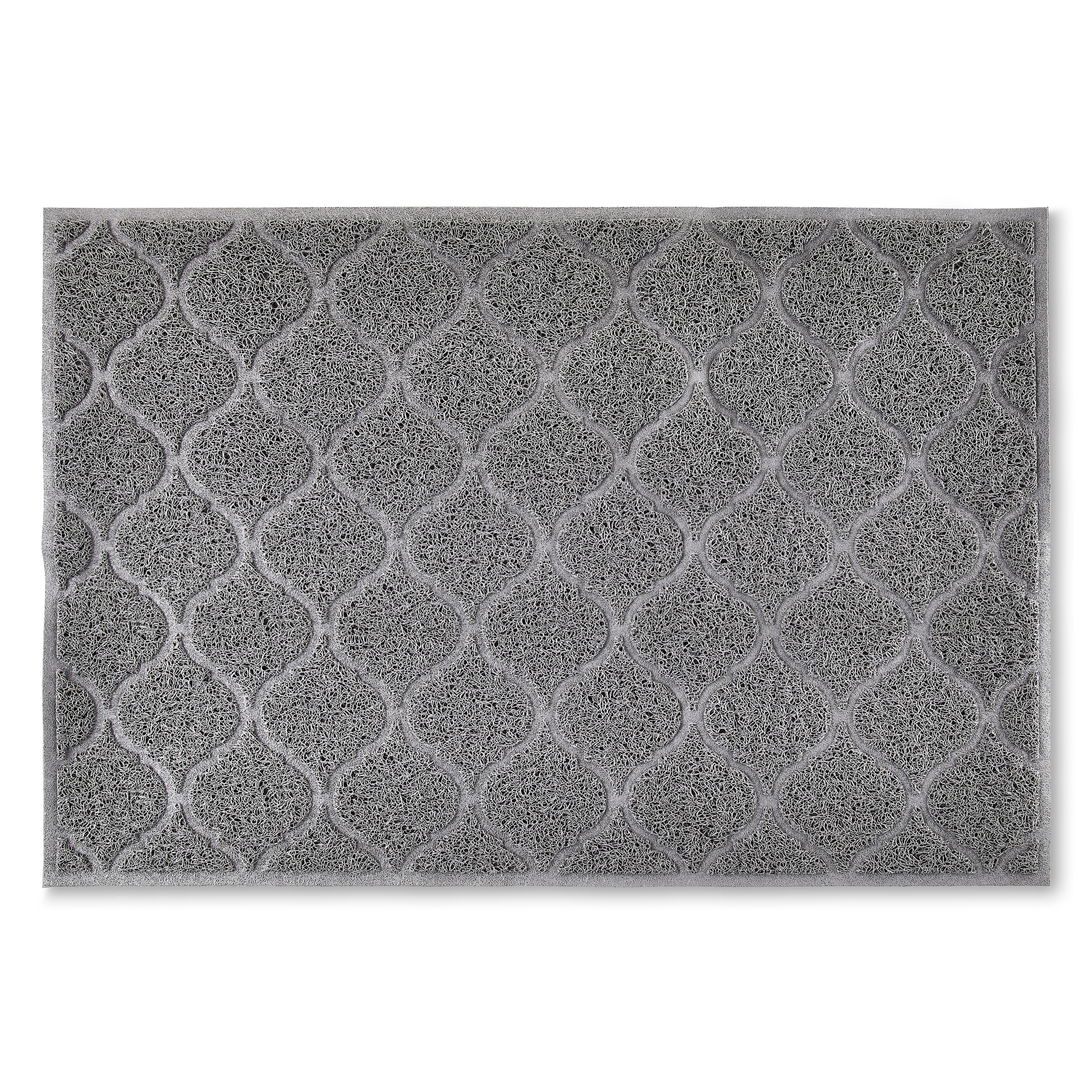Vibrant Life Large Trapper Litter Mat, 35" x 23", Gray