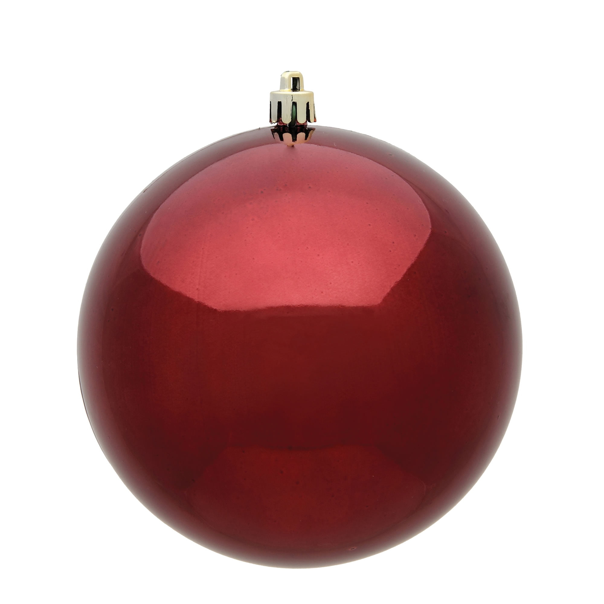 Vickerman 2.4" Burgundy Shiny Ball Ornament, 24 per Bag