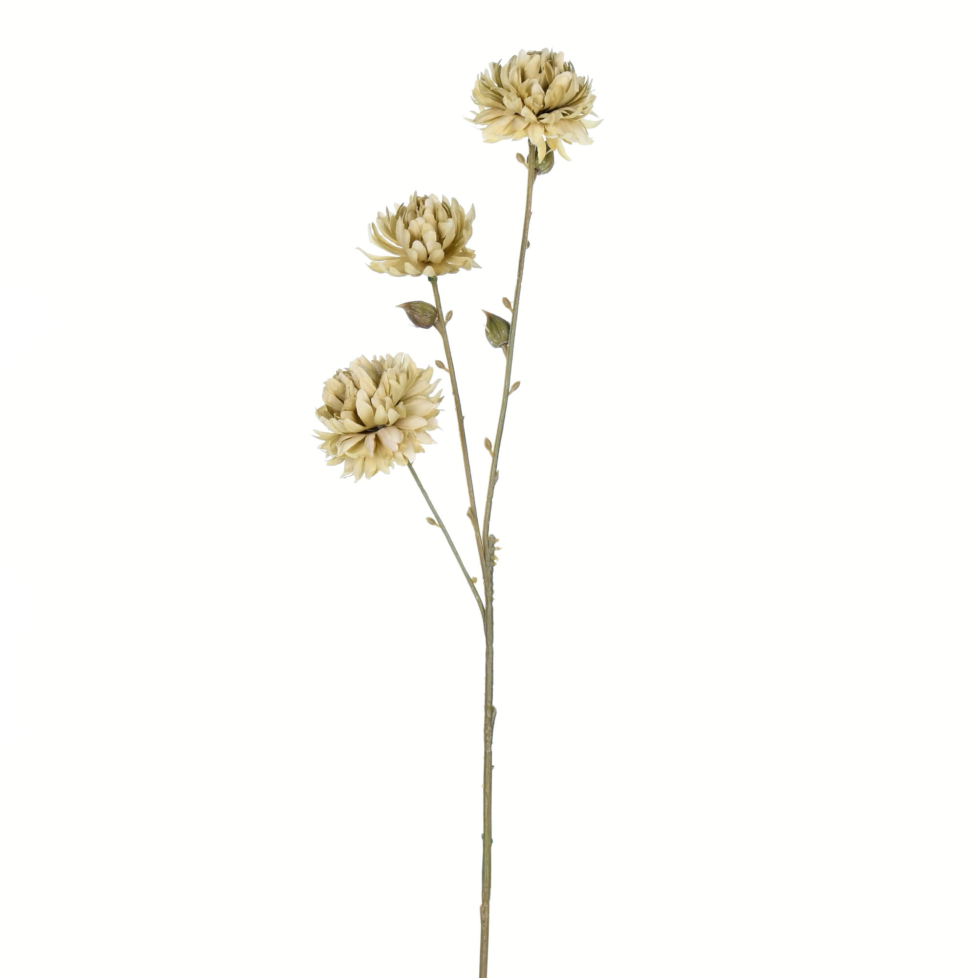 Vickerman 24" Artificial Green Mum Spray. Includes 4 sprays per pack.