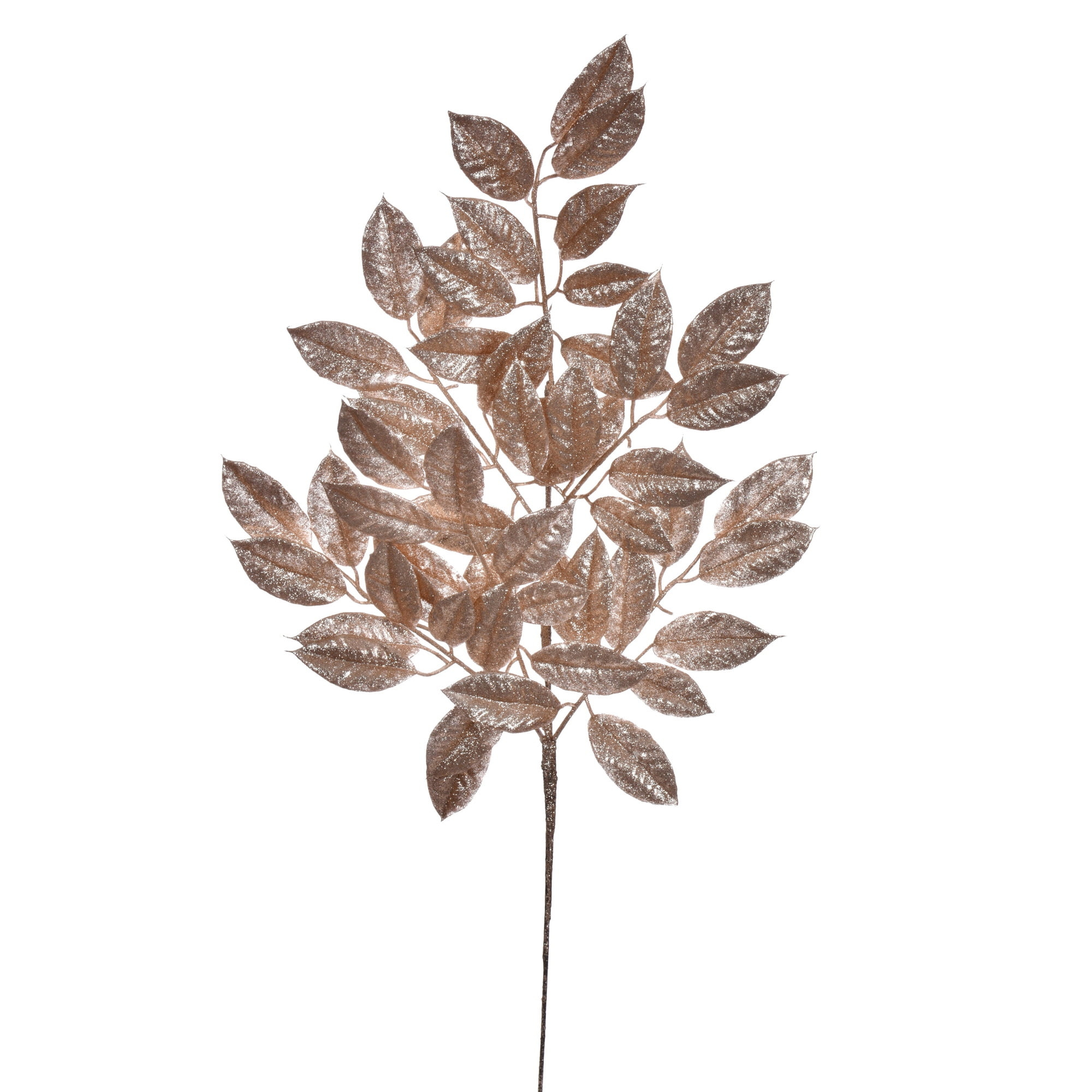 Vickerman 31" Cafe Latte Artificial Gardenia Glitter Spray, 2 per bag.