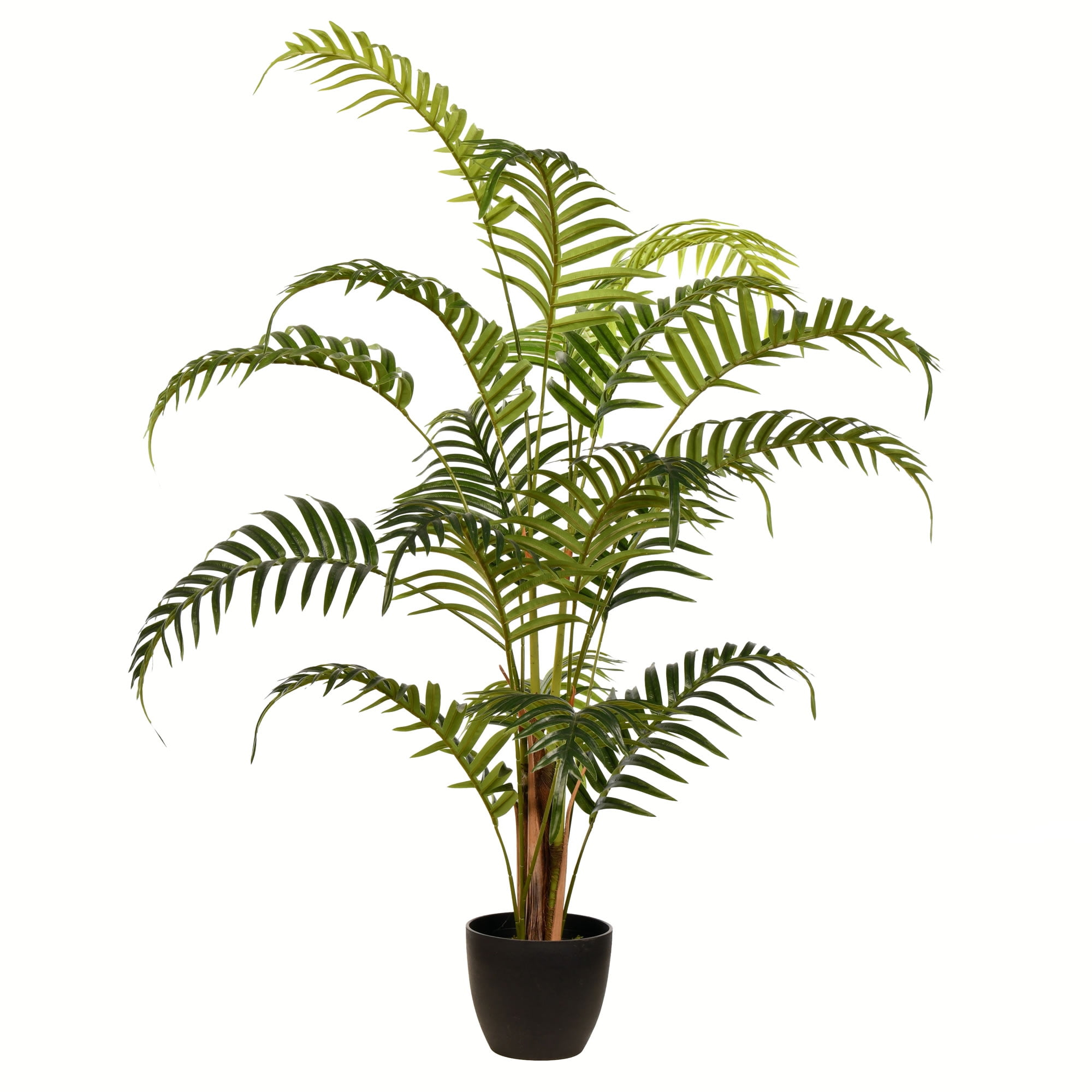 Vickerman 35" Artificial Potted Fern Palm Real Touch Leaves.
