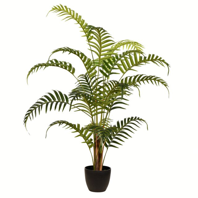Vickerman 35" Artificial Potted Fern Palm Real Touch Leaves.