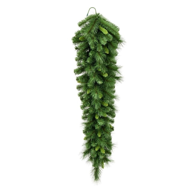 Vickerman 36" Bangor Mixed Pine Artificial Christmas Tear Drop, Unlit