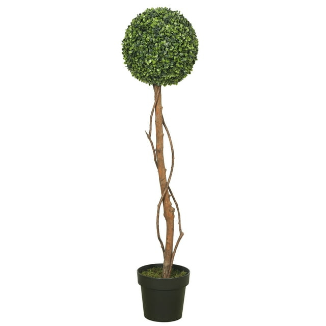 Vickerman 39" Artificial Green Boxwood Topiary.