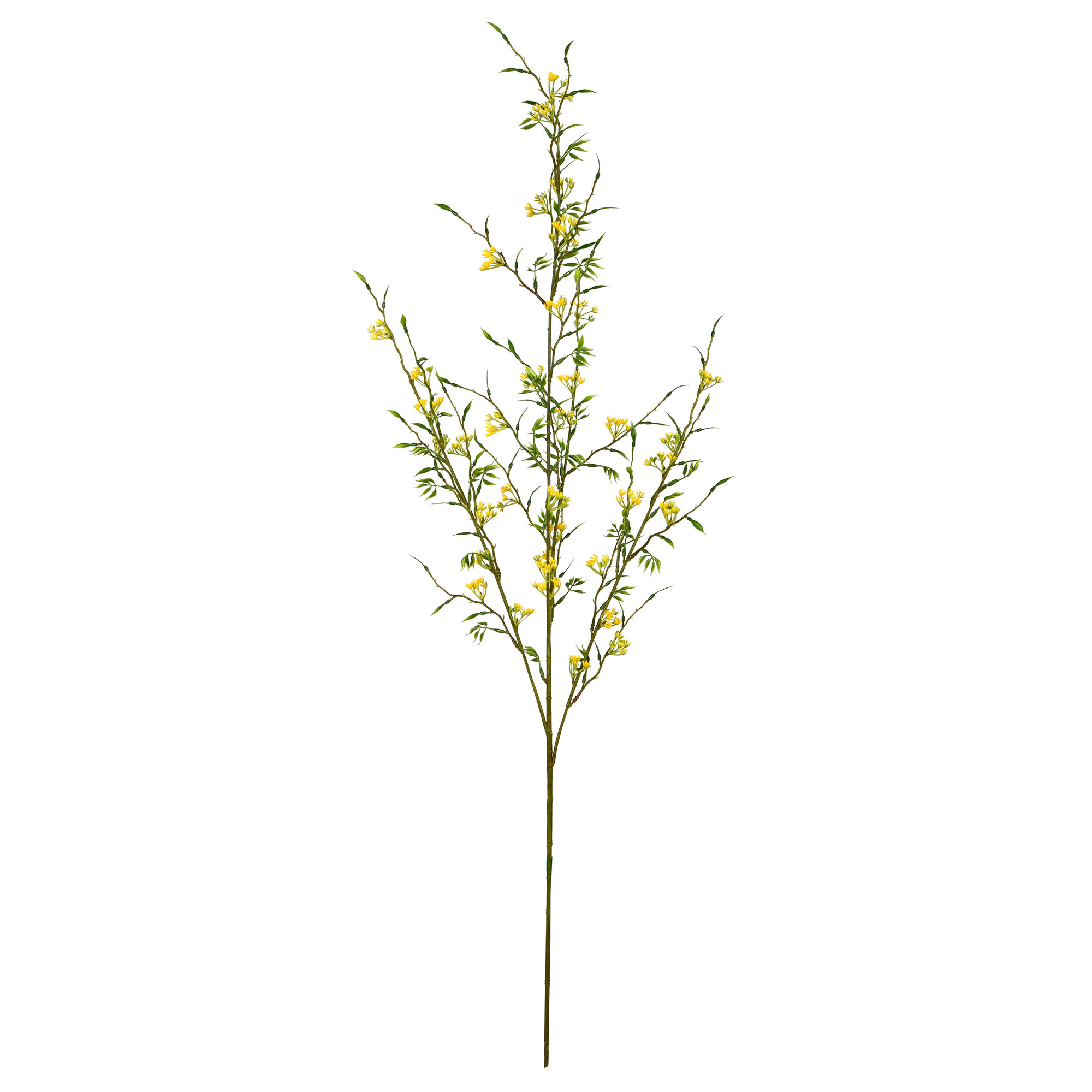 Vickerman Mini Spray de Flores Silvestres Artificiales de 39" en Amarillo y Verde. Incluye 4 sprays por Paquete.