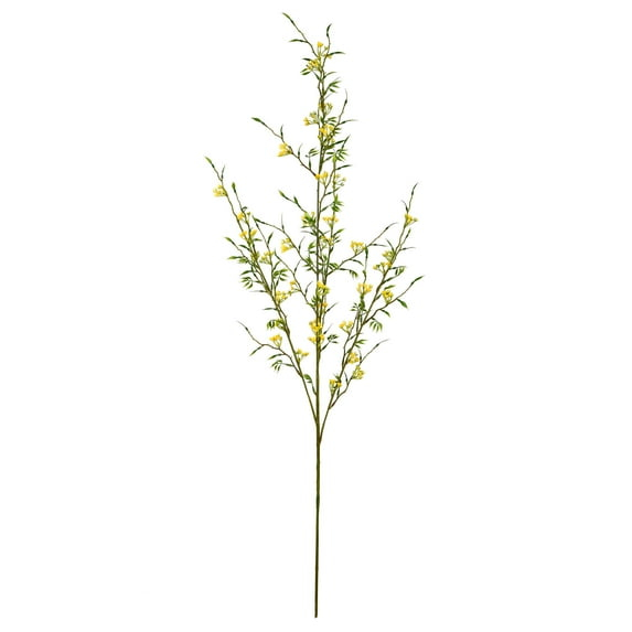Vickerman Mini Spray de Flores Silvestres Artificiales de 39" en Amarillo y Verde. Incluye 4 sprays por Paquete.
