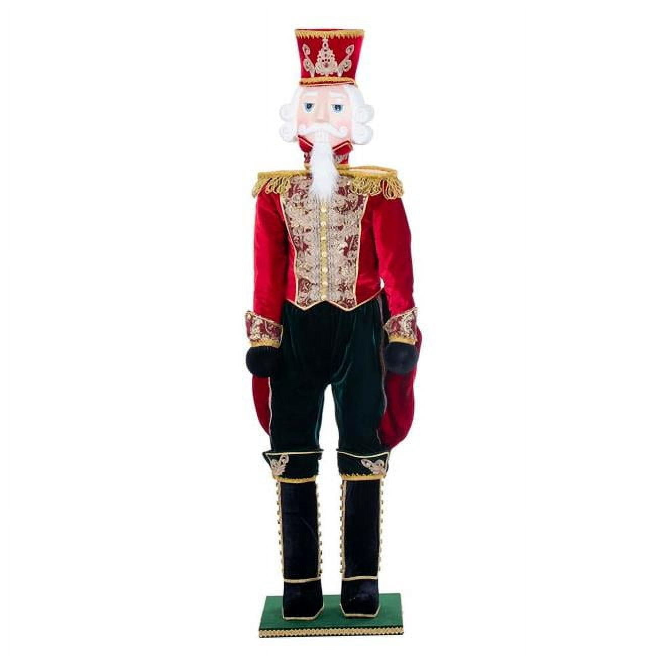 Vickerman  6.6 ft. Deluxe Standing Nutcracker Doll, Red