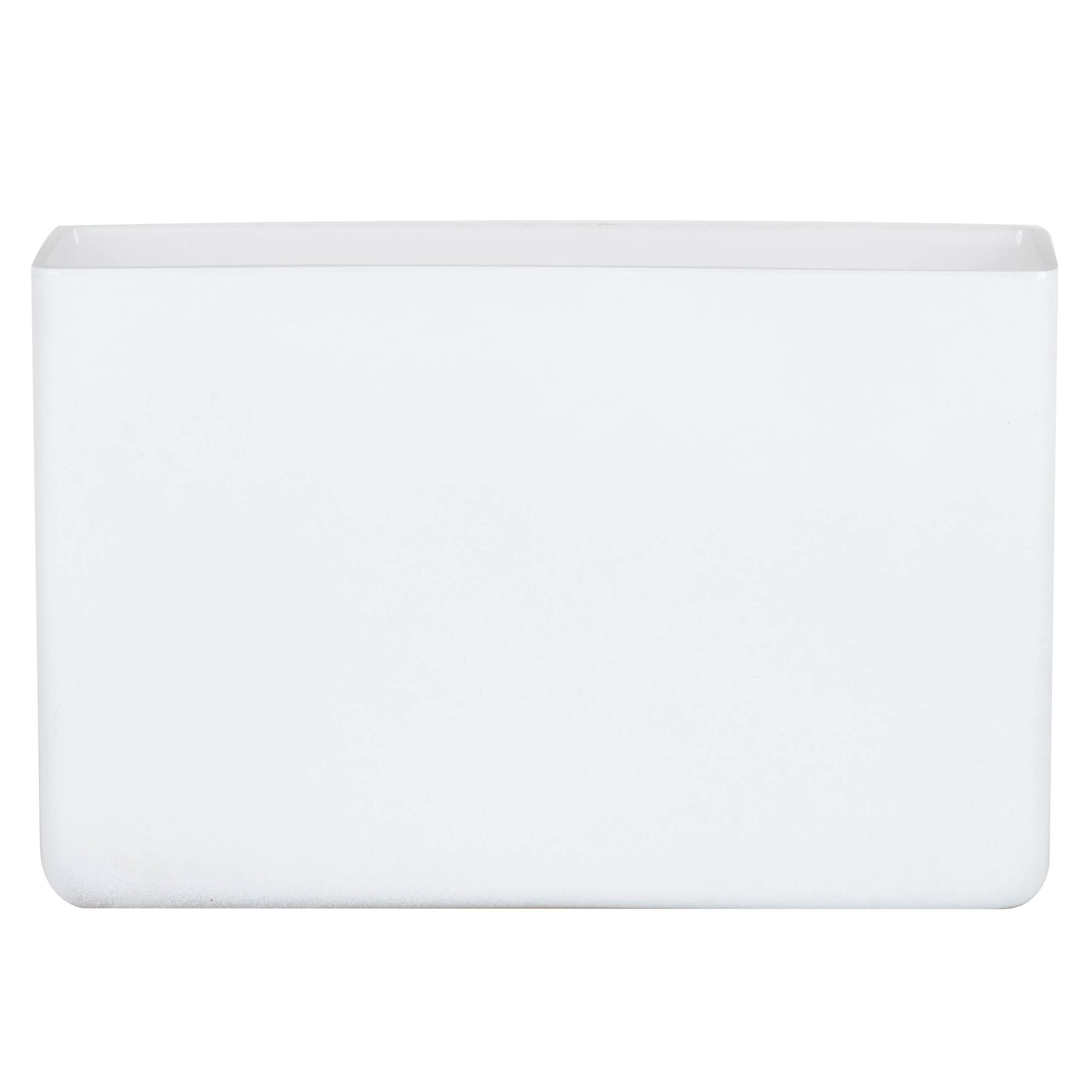 Vickerman 7"  White Rectangle Glass Container