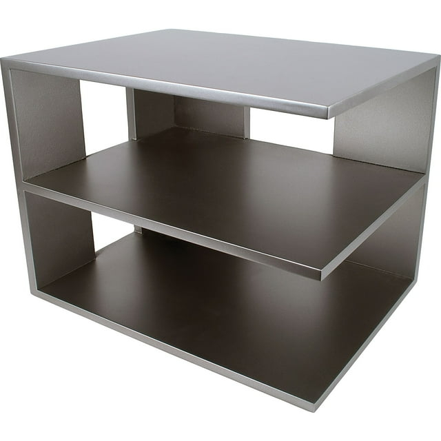 Victor Technology Wood Desk Accessories Corner Shelf Classic Silver S1120