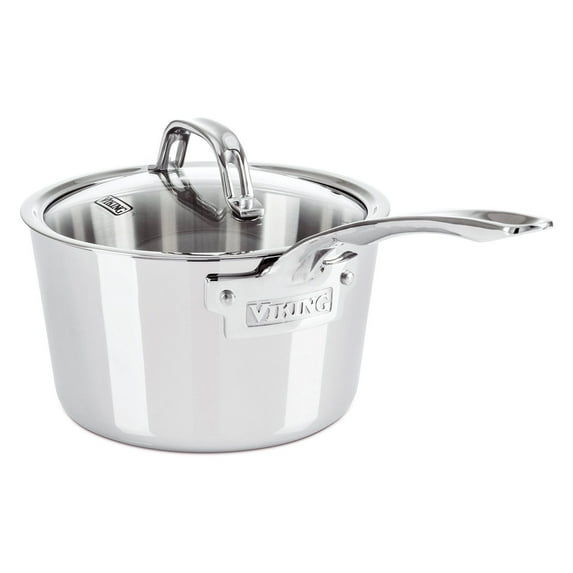 Viking Viking Contemporary 3-Ply Sauce Pan with Glass Lid