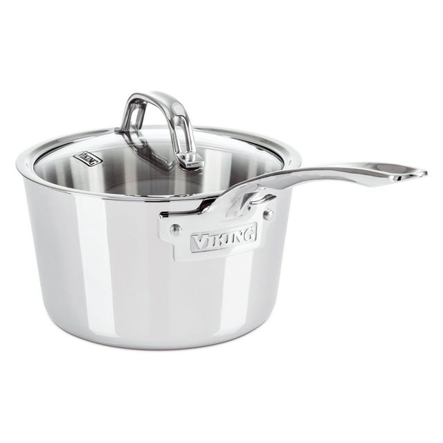 Viking Viking Contemporary 3-Ply Sauce Pan with Glass Lid