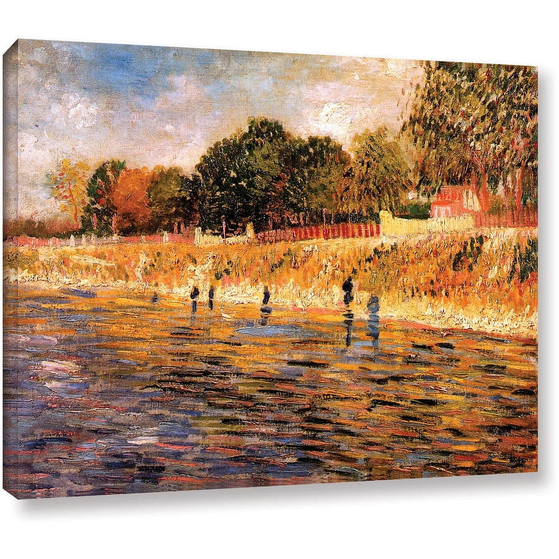 Vault W Artwork " Banks Of The Seine " by Vincent Van Gogh