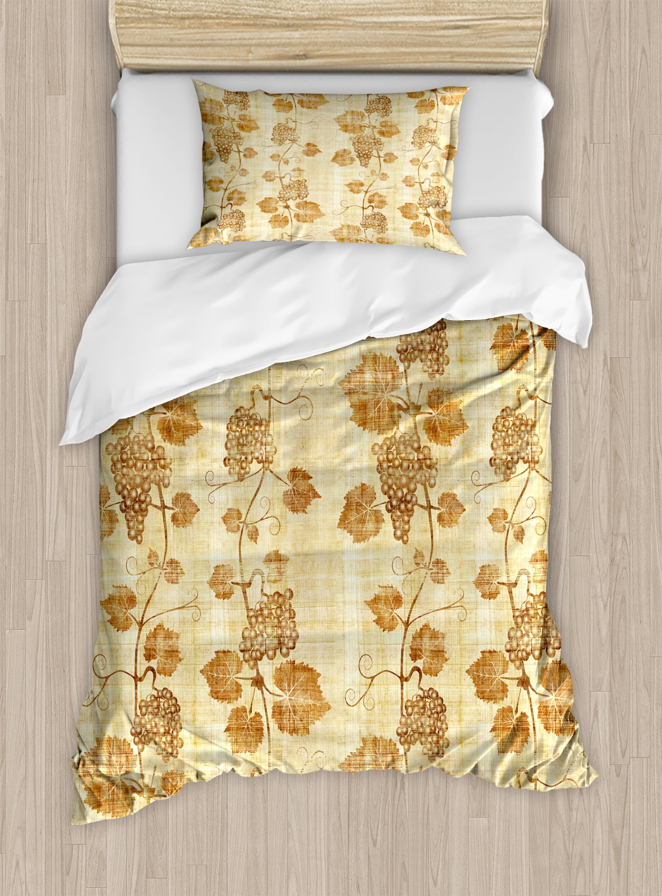 Ambesonne Cottage Americana Floral Duvet Cover Set