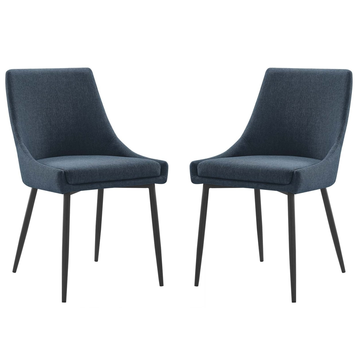 Modway Viscount Upholstered Fabric Dining Chairs - Set of 2