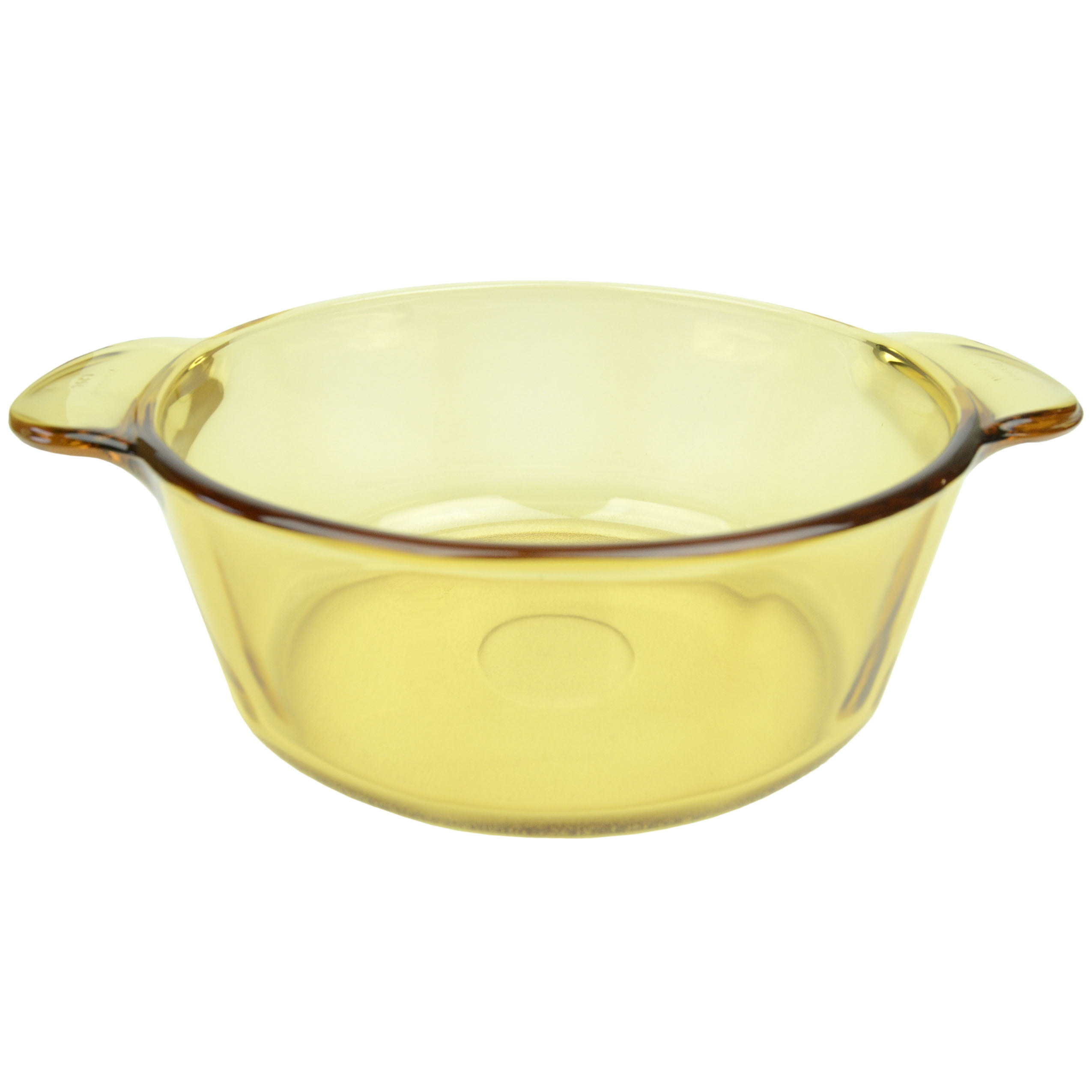 Visions VM1.25 1.25L Amber Glass Tinted Casserole Dutch Oven Dish