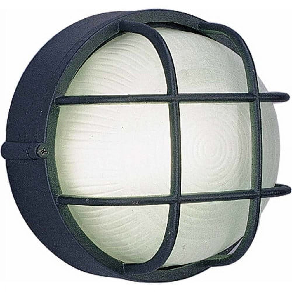 Volume Lighting V8790 Nautical Outdoor 1 Light 7.5" Height Outdoor Wall Sconce - Black