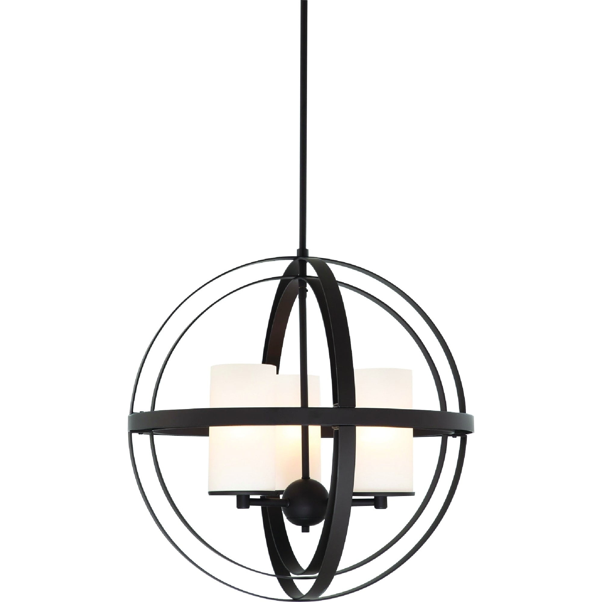 Volume Lighting 3-Light Indoor Antique Bronze Sphere