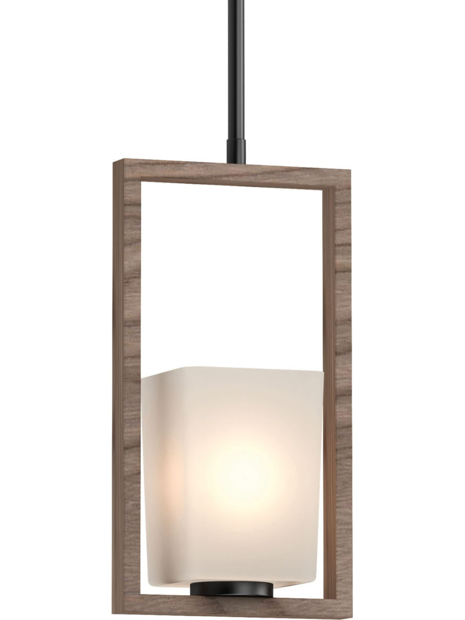 Volume Lighting 5551 Paxton 1 Light 7" Wide Mini Pendant - Black