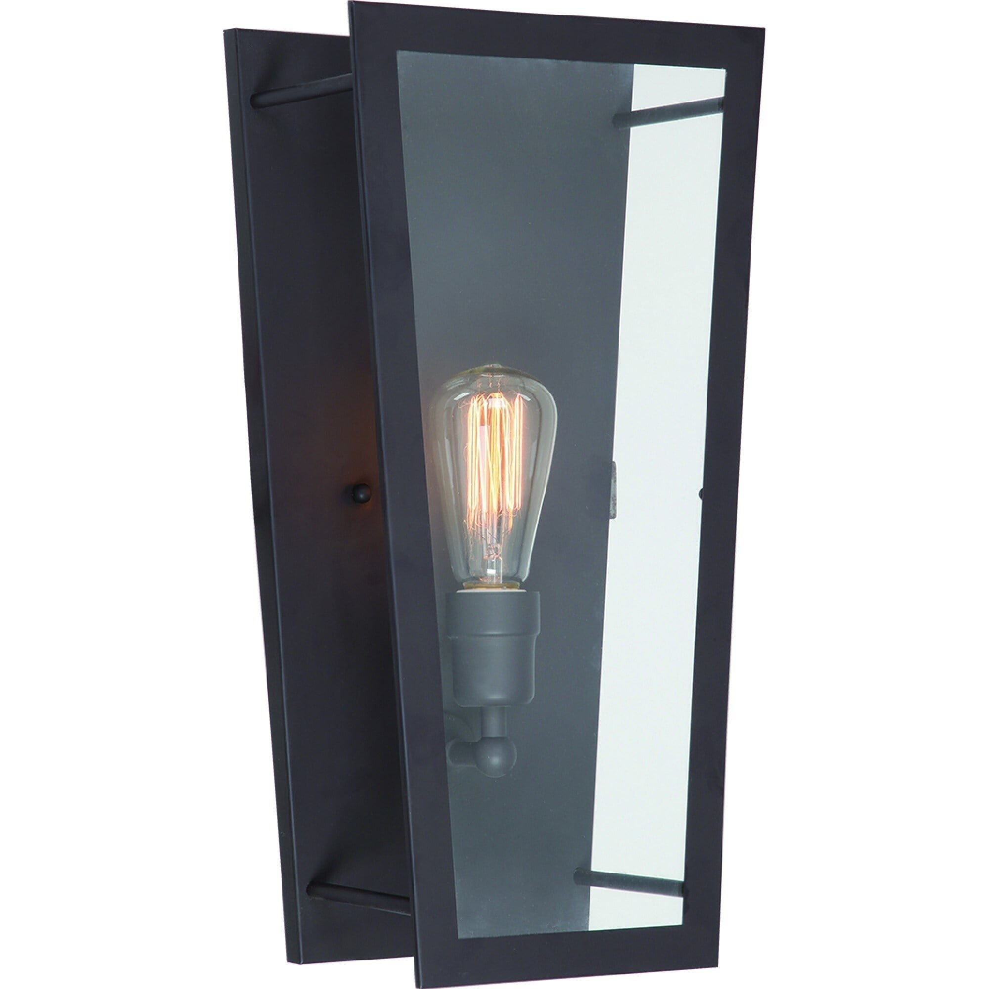 Volume Lighting  Concerto 1-Light Indoor Antique Bronze Wall Sconce