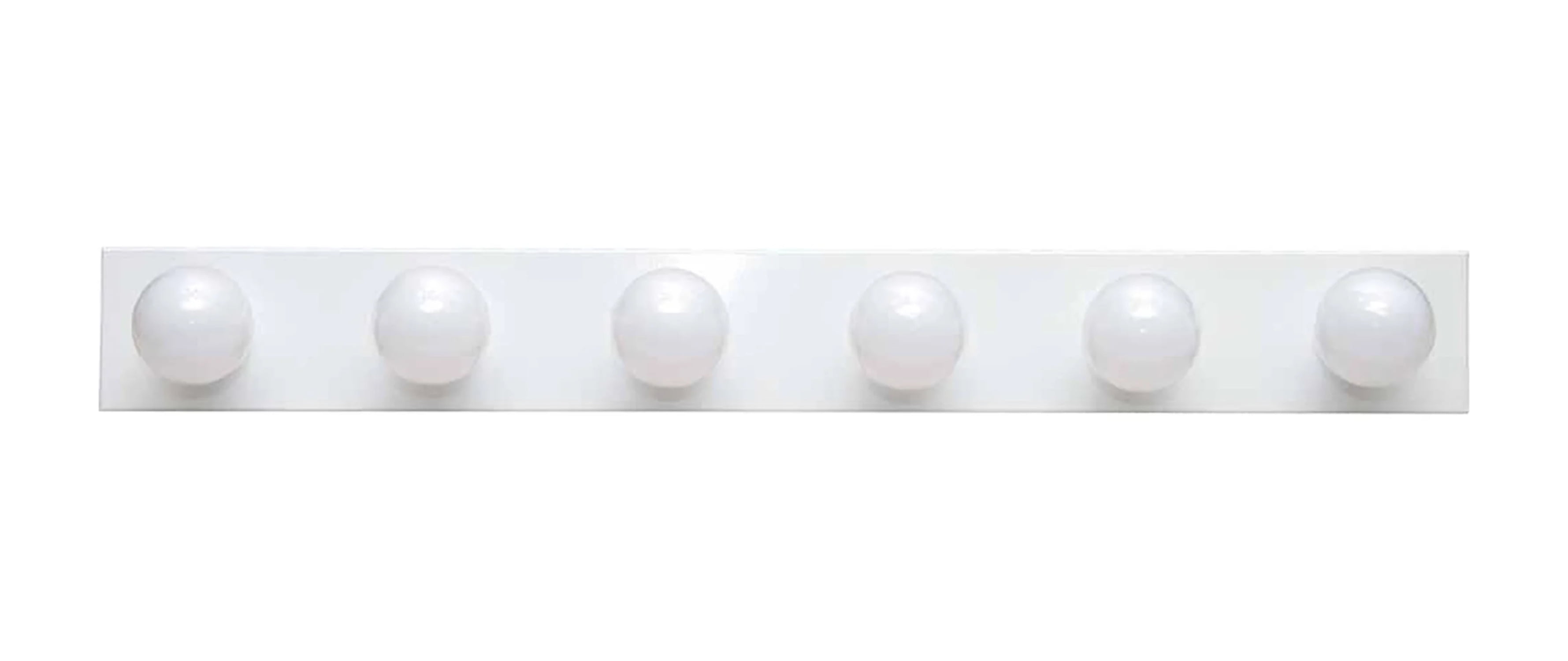 Volume Lighting V1026 6 Luces 36" de Ancho Tira para Tocador de Baño - Blanco