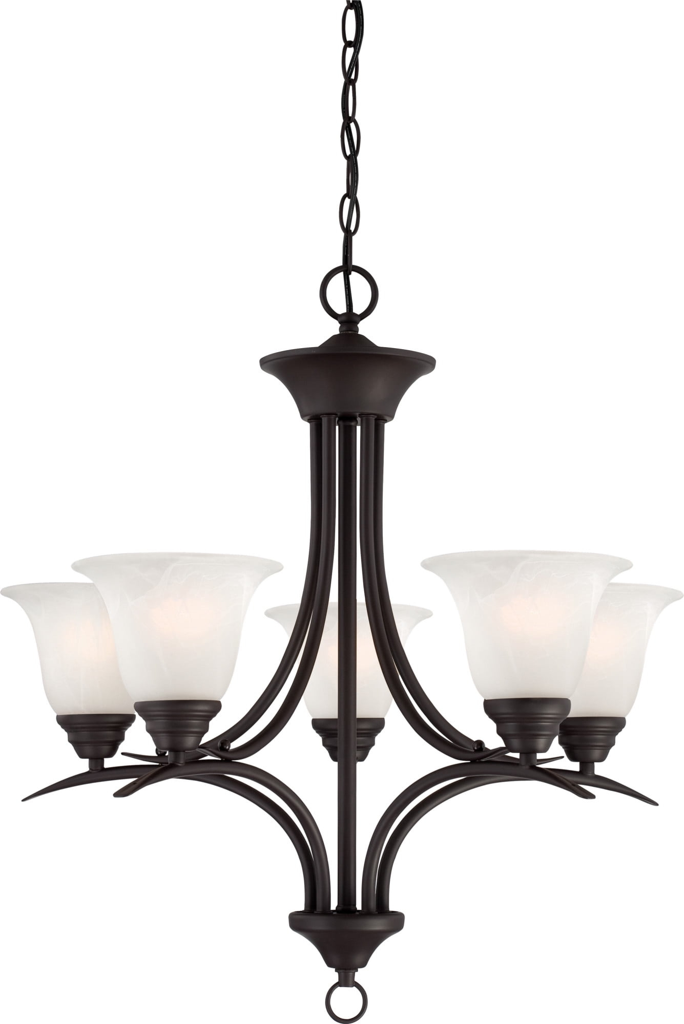 V5475-79 Trinidad 5-Light Chandelier, Antique , 23.75" x 23.75" x 24.5"