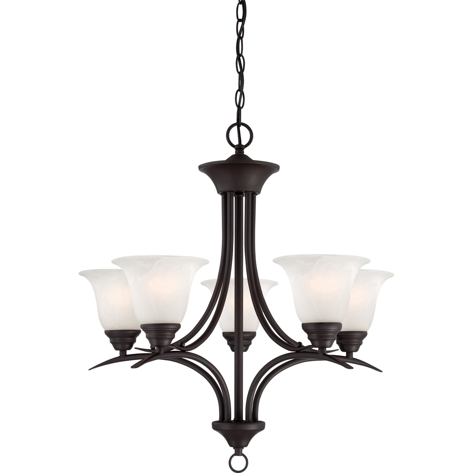 V5475-79 Trinidad 5-Light Chandelier, Antique , 23.75" x 23.75" x 24.5"