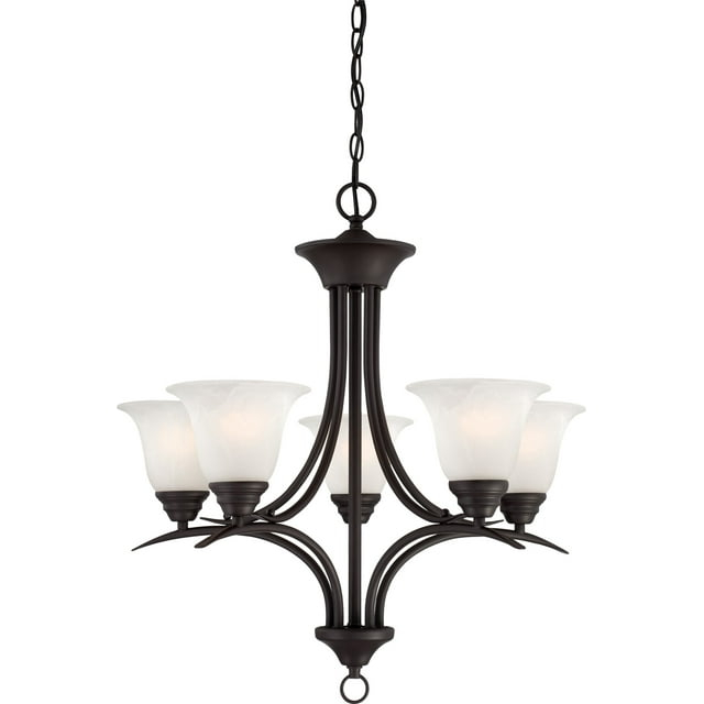 V5475-79 Trinidad 5-Light Chandelier, Antique , 23.75" x 23.75" x 24.5"