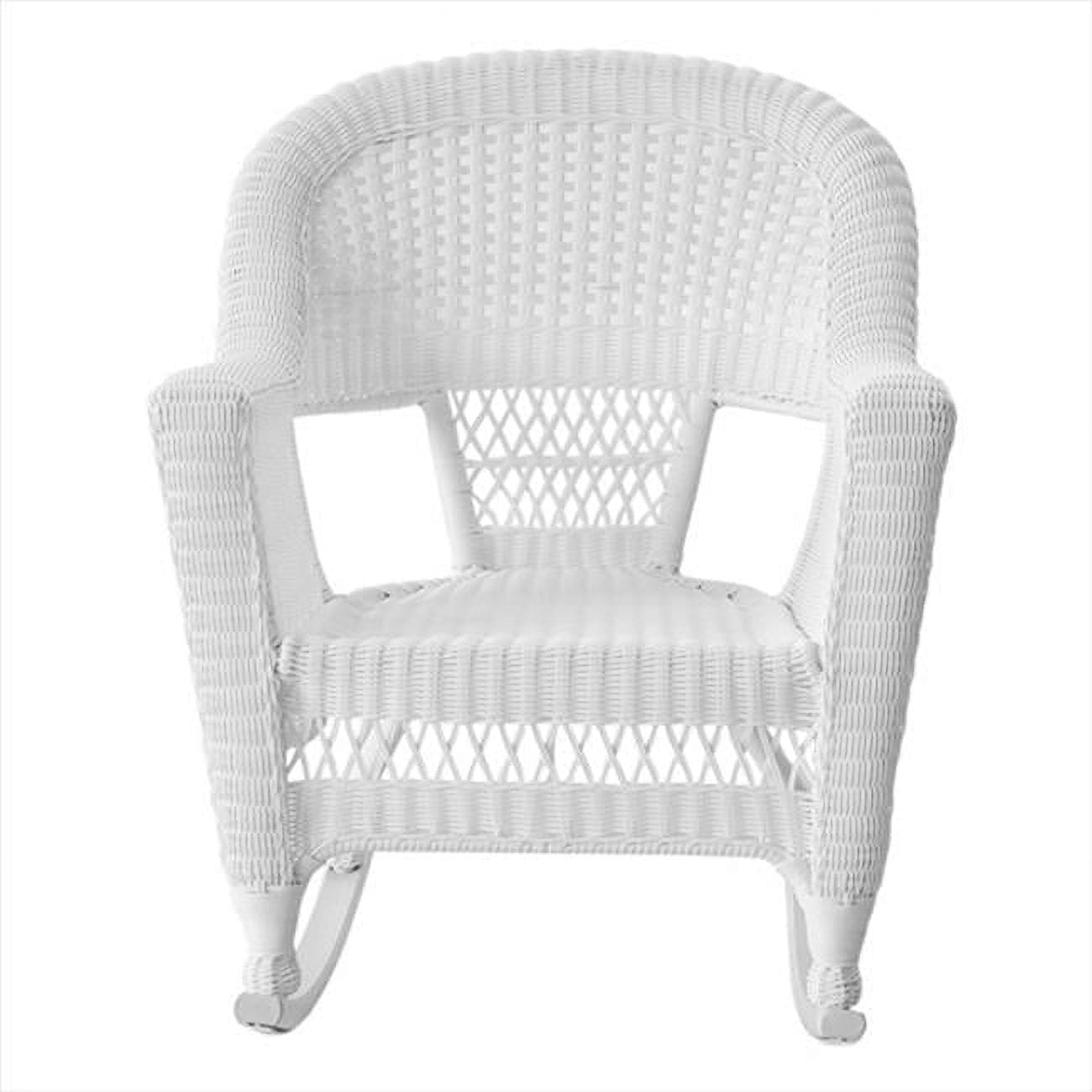 ProPation Rocker Collection Wicker Chairs, White