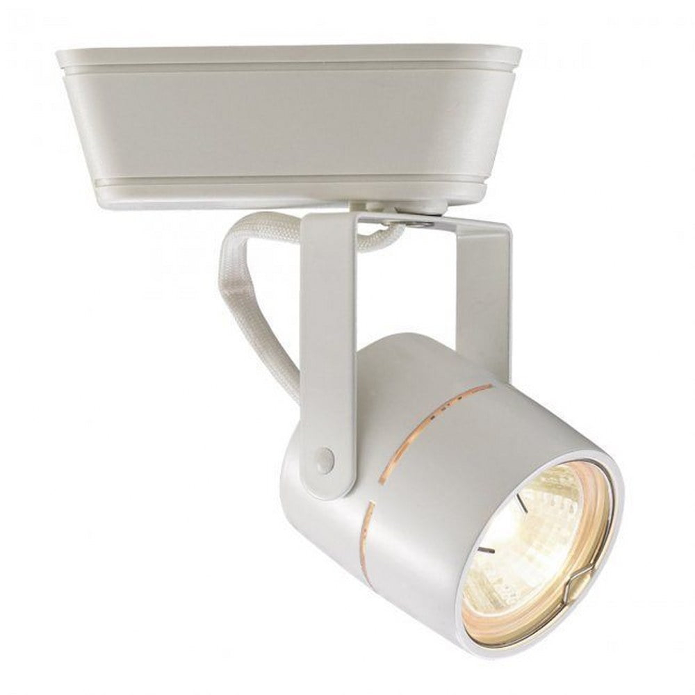 WAC Lighting HT-809 Aluminum L Track Low Voltage Track Head in White