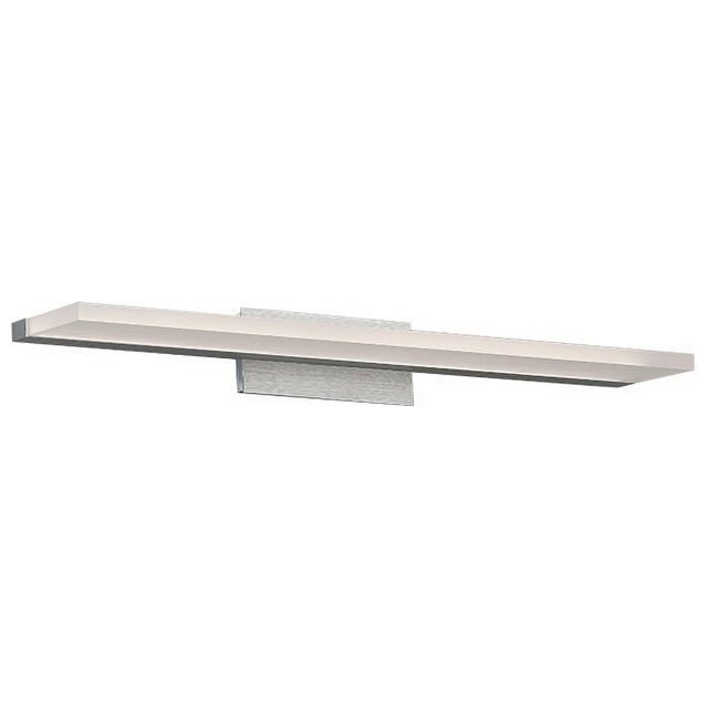 WAC Lighting Level 24" 1-Light LED 3500K Aluminum Bathroom Vanity Light in Gray