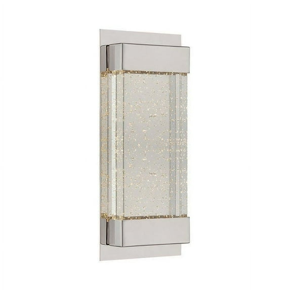 WAC Lighting Mythical 13" 1-Light LED 3000K Aluminum Wall Sconce in Nickel