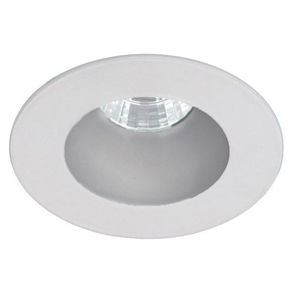 WAC Lighting Oculux 2" LED Round Flood 2700K Trim with Light Engine and New Construction or Remodel Housing in Haze White