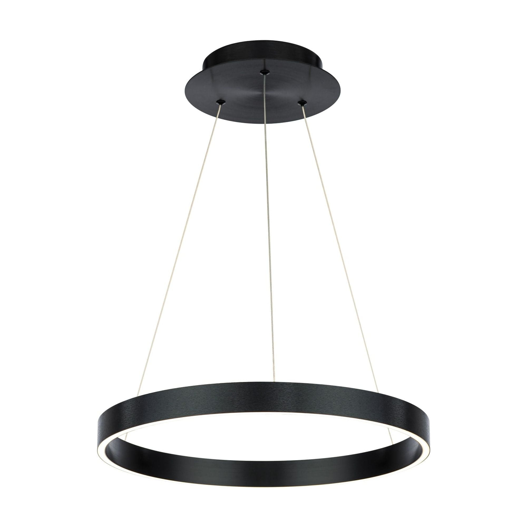WAC Lighting Sirius 18" LED 3000K Contemporary Aluminum Pendant in Black