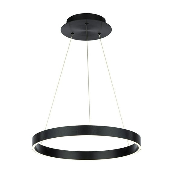 WAC Lighting Sirius 18" LED 3000K Contemporary Aluminum Pendant in Black