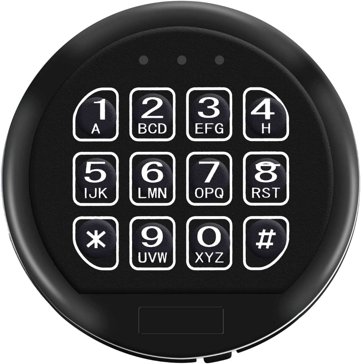Wah Lin Parts High Security Gun Safe Lock Set, Black Keypad, 2 User Codes