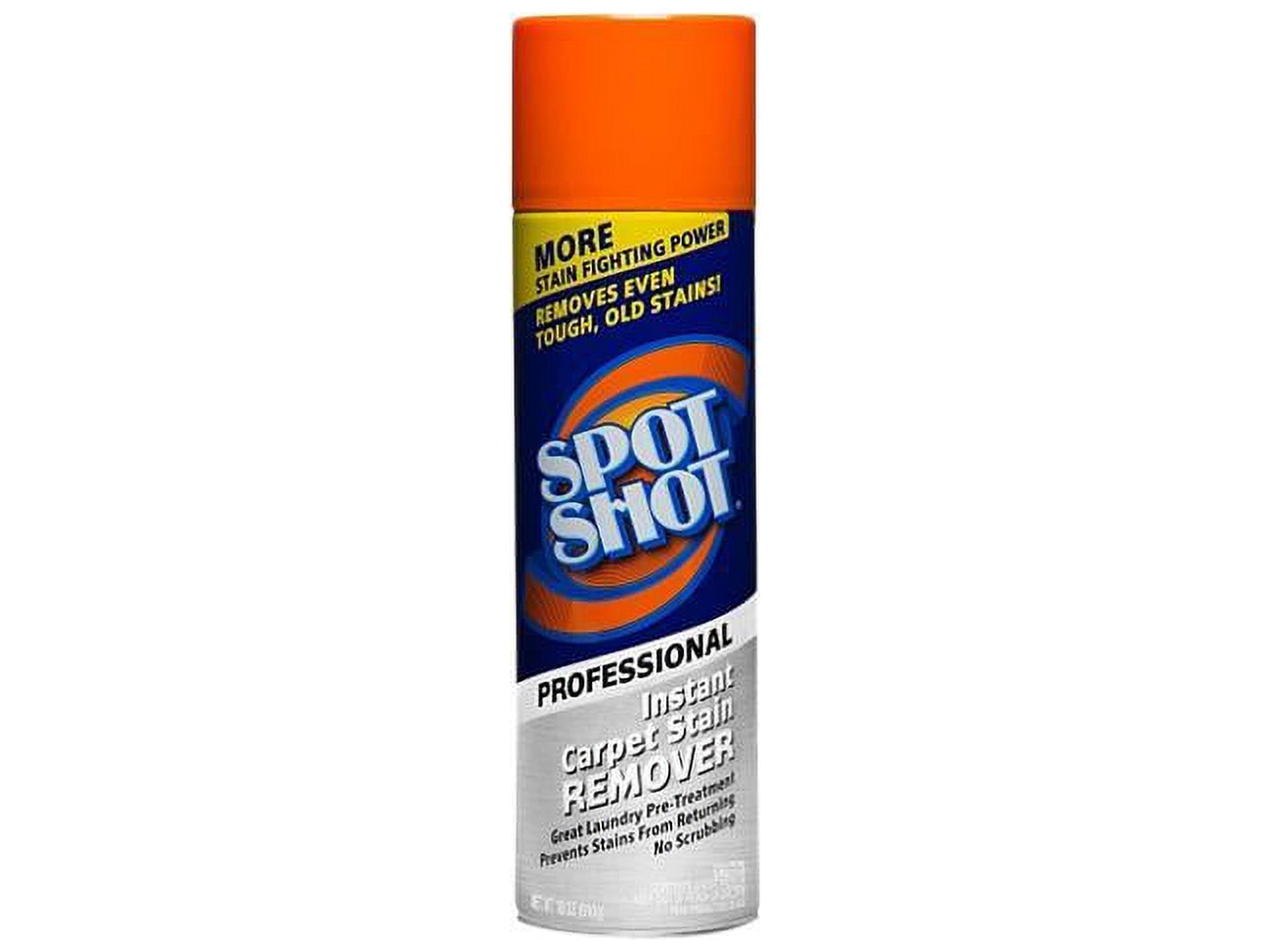 Spot Shot Professional Instant Carpet Stain Remover 18 oz Aerosol Spray, 12/Carton